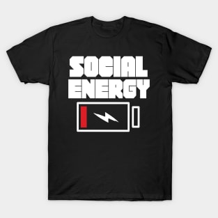 Social Energy Level T-Shirt